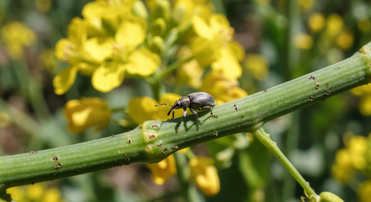 Chowacz podobnik i chowacz brukwiaczek — szkodnik