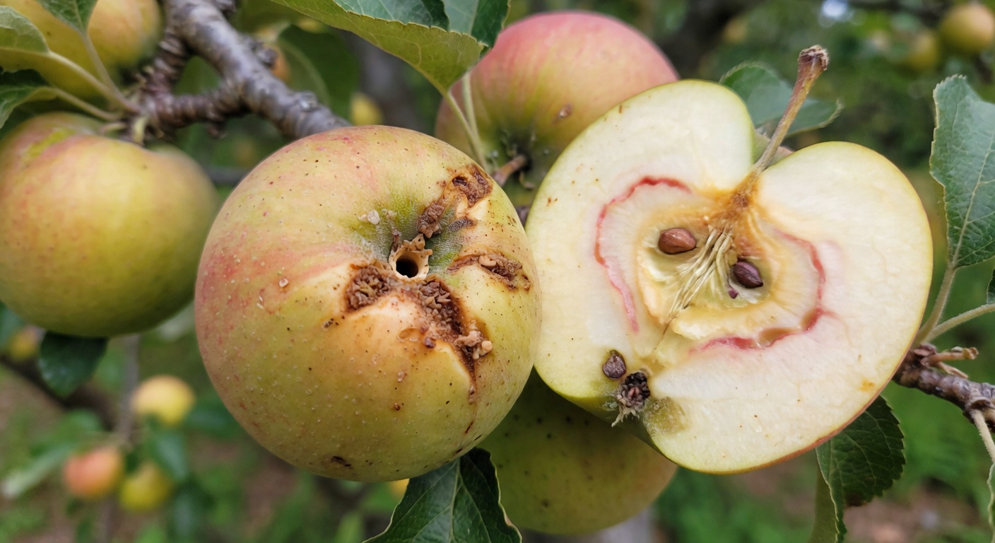 Owocówka jabłkóweczka — szkodnik