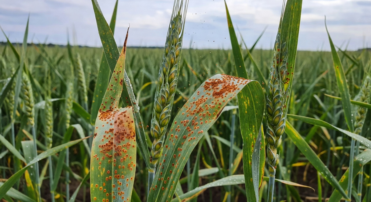 Rdza brunatna pszenicy — choroba