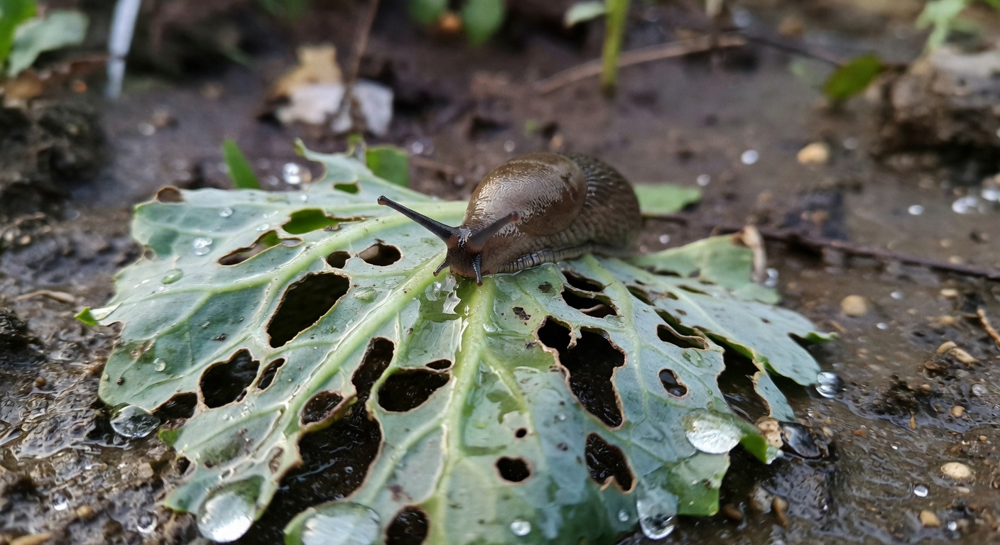 Ślimaki bezskorupkowe — szkodnik