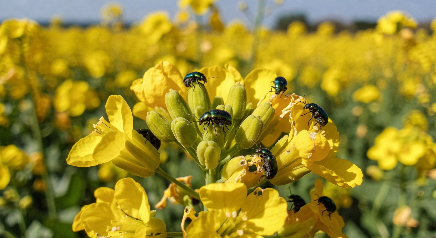 Słodyszek rzepakowy — szkodnik