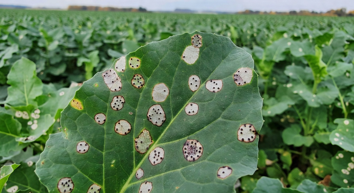 Sucha zgnilizna kapustnych (czerń krzyżowych) — choroba
