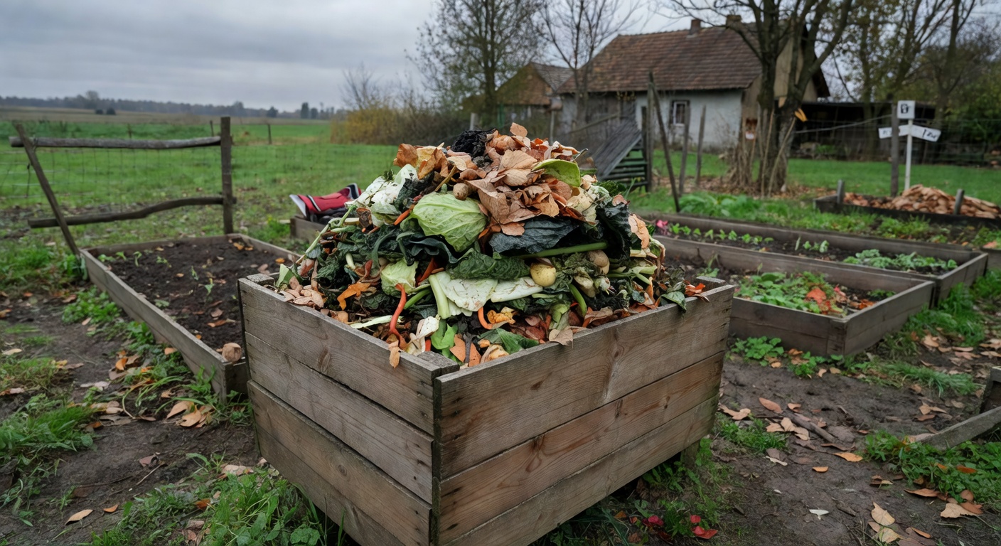 kompostownik — szersze ujęcie